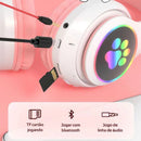 Fone de Ouvido Orelhinhas de Gato Bluetooth | Estilo, som e diversão