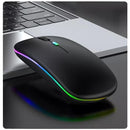 Mouse Sem Fio Recarregável | Via Wireless e com Led
