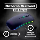 Mouse Sem Fio Recarregável | Via Wireless e com Led