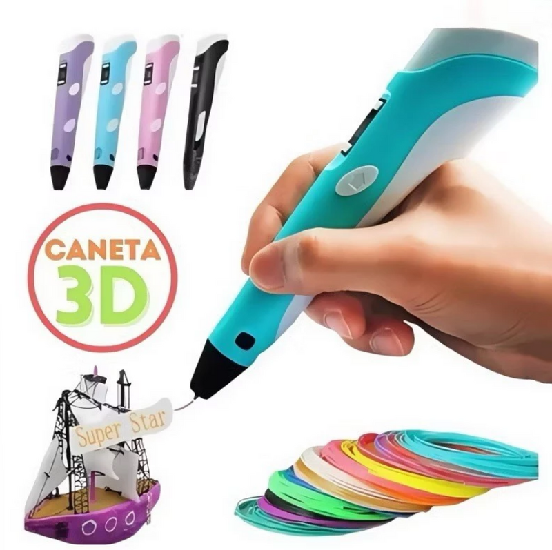 Exclusive Magical Pen | Dê vida às suas ideias em 3D